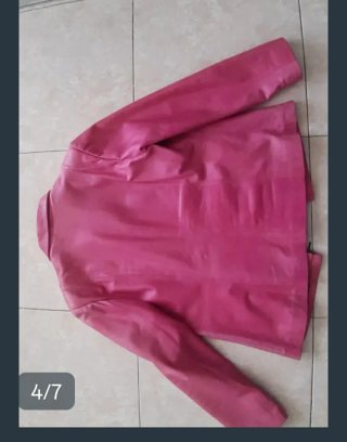 Chaqueta de piel Martin Martin, rosa Talla xxl