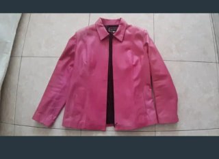 Chaqueta de piel Martin Martin, rosa Talla xxl