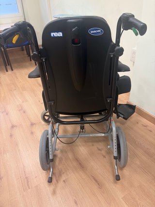 Silla de ruedas piernas reclinable