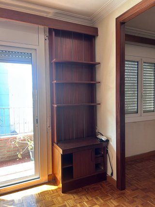 Librería madera vintage