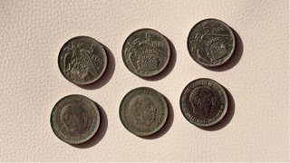 10 Monedas 5 Pesetas Franco 1957