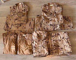 Ropa militar árida pixelada conjunto airsoft