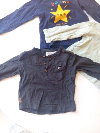 3 Camisetas Bebé 18 Meses (86 cm)