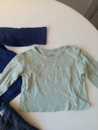 3 Camisetas Bebé 18 Meses (86 cm)