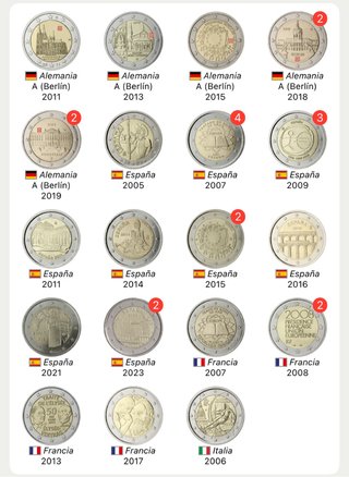 Monedas 2€ Conmemorativas - Venta o Cambio