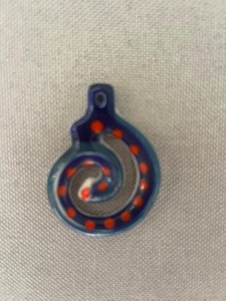 Colgante Sargadelos Azul y Naranja
