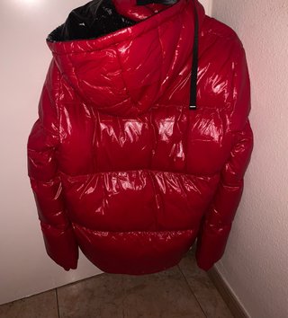 Chaquetón Moncler Rojo Talla S