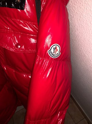 Chaquetón Moncler Rojo Talla S