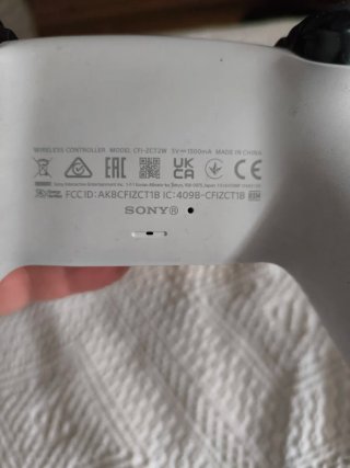 Mando PS5 DualSense Blanco piezas