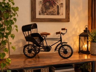 Triciclo Vintage Metal Decorativo