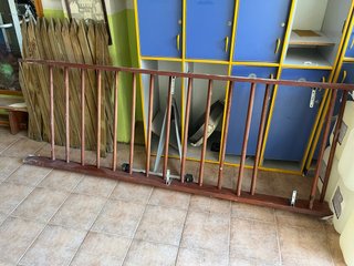 Espaldera de madera
