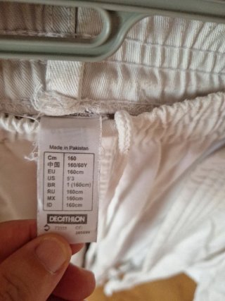 Kimono Outshock Blanco Talla 160cm