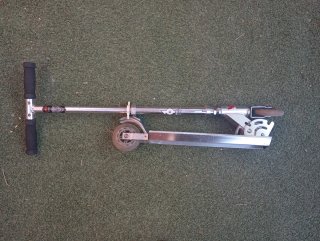 Patinete plegable de metal