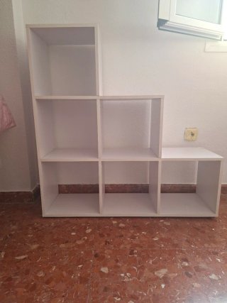 Estantería Escalera Blanca