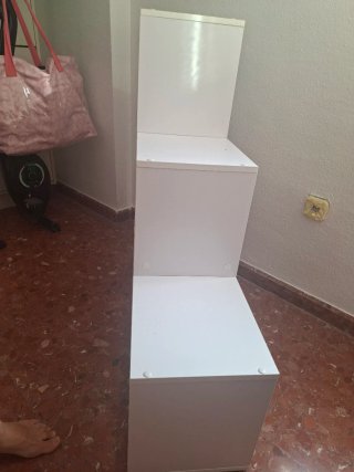 Estantería Escalera Blanca