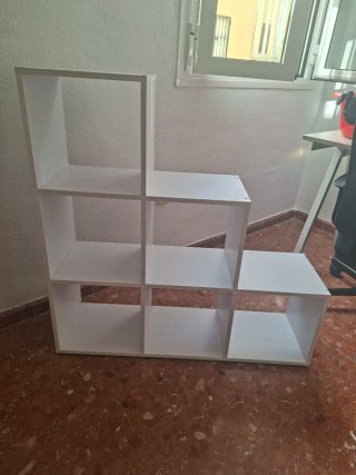 Estantería Escalera Blanca