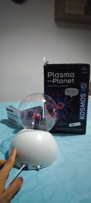 Lámpara Esfera Plasma Kosmos 12cm