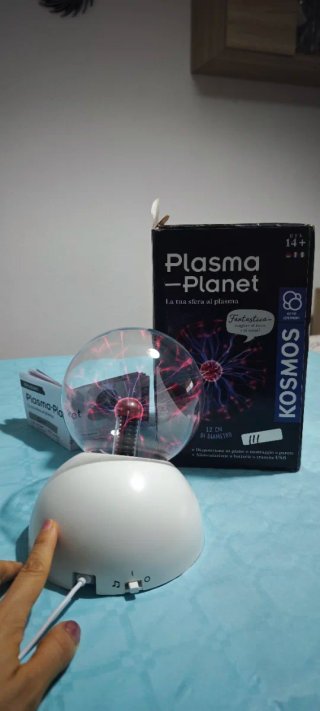 Lámpara Esfera Plasma Kosmos 12cm