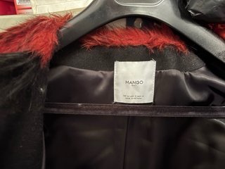 Cazadora de pelo multicolor