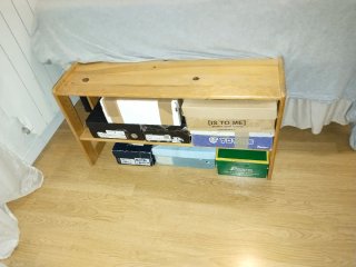 Estantería de madera multiusos
