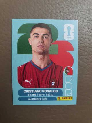 Cromo Panini Cristiano Ronaldo World Cup 2026