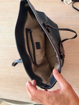 Borsa Y Not ? Pelle Blu scuro