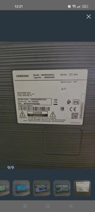 Samsung Smart TV para reparar o aprovechar piezas.