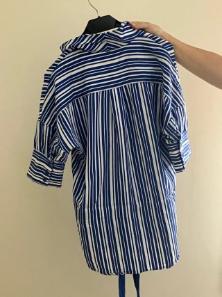 Camisola de Rayas Azul y Blanca