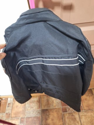 Chaqueta de Moto Negra Racing