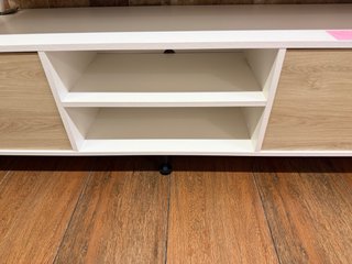 Mueble TV Praga blanco y madera