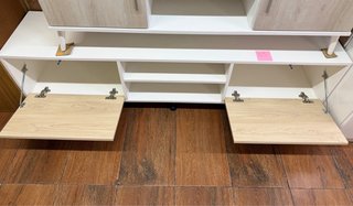 Mueble TV Praga blanco y madera