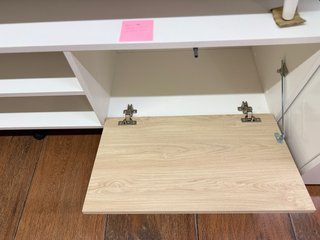 Mueble TV Praga blanco y madera