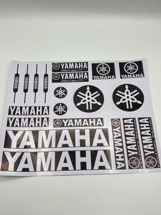 Lámina Pegatinas Yamaha A4 Moto