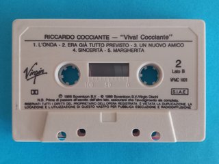 Cassetta Riccardo Cocciante - Viva! 1