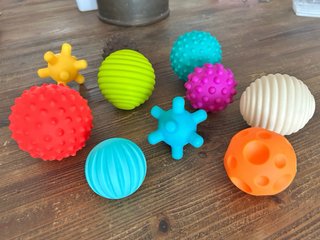Set de 10 Pelotas Sensoriales Infantiles