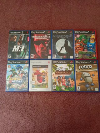 Lote de 8 Juegos para PlayStation 2 (PS2)