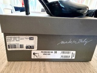 Scarpe Nero Giardini donna tacco alto nere vernice