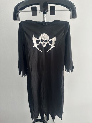 Disfraz Túnica Calavera Hachas 8/10 años