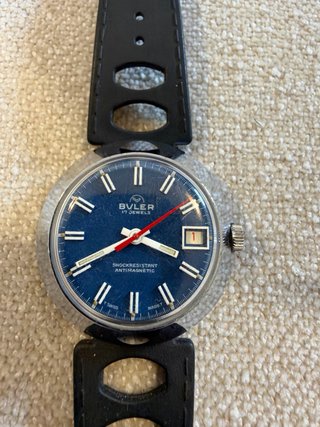 Reloj Buler 17 Jewels Antichoque