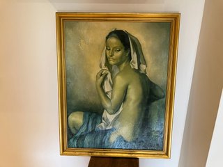 Cuadro Desnudo Francisco Ribera 1983