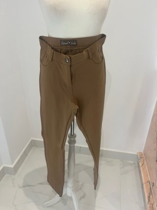 Pantalones beige/marrón
