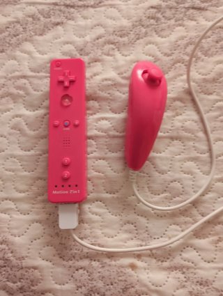 Mando rosa Wii Motion 2in1