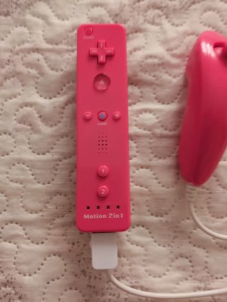 Mando rosa Wii Motion 2in1