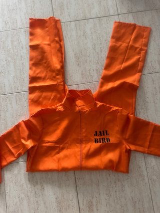 Disfraz de Preso Naranja talla L/XL UNISEX