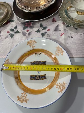Plato Antiguo Porcelana Cartuja de Sevilla