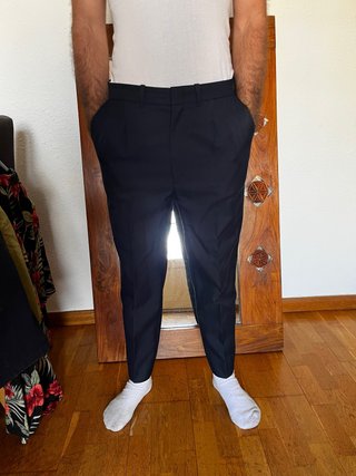 Pantalón de vestir azul marino