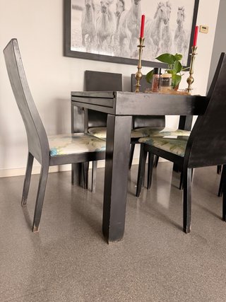 Conjunto de Comedor Negro