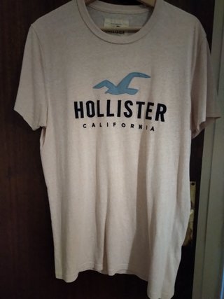 Camiseta Hollister Salmón Talla L