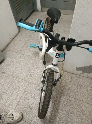 Bicicleta Infantil B-Twin Blanca