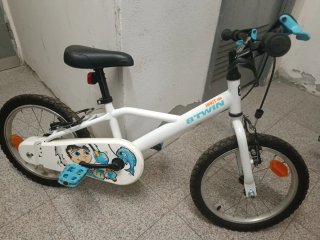 Bicicleta Infantil B-Twin Blanca